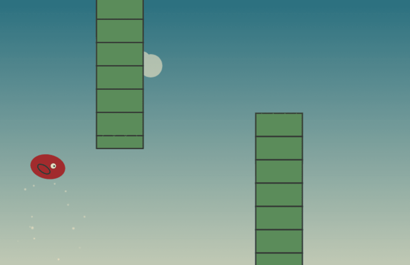 朱雀飞翔游戏预览图 - 中国传统色彩版 Flappy Bird